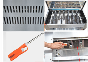 เตาอินฟราเรดแบบตั้งโต๊ะ รุ่น W149 หัวเตา 6 หัว/เตาอินฟราเรดแบบตั้งโต๊ะ/อุปกรณ์ครัว เตาอินฟราเรด - Product Image 4