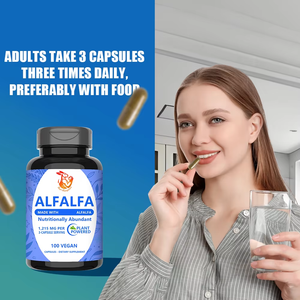 Complément alimentaire de luzerne OEM/ODM Well Body en capsules, vitamines et minéraux pour la santé digestive et le soutien immunitaire des adultes, marque privée - Product Image 6