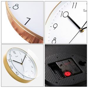 Reloj de Pared Silencioso de Plástico Personalizado, Decoración del Hogar, Reloj Redondo Matemático de Lujo para Negocios - Product Image 4