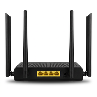 Routeur ONU WiFi 6 AX3000 OUXINDA 4GE Gigabit Double Bande 2.4G+5.8G Appareil Réseau Domestique Mesh Compatible IP