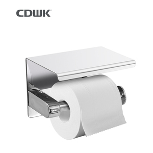 CDWK-soporte <span class=keywords><strong>de</strong></span> <span class=keywords><strong>papel</strong></span> higiénico para baño, soporte <span class=keywords><strong>de</strong></span> <span class=keywords><strong>pie</strong></span> independiente con estante para teléfono - Product Image 1