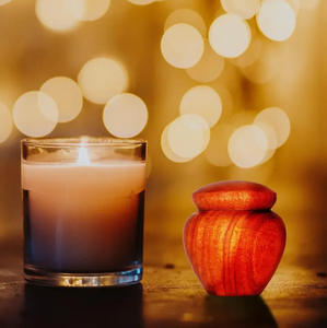 Modern gülağacı köpek külleri hatıra çevre dostu yuvarlak Urn yaratıcı zarif küçük kavanoz güzel anılar hatıra - Product Image 4