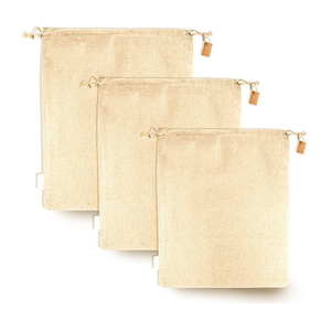 Bolsas de Muselina de Algodón Orgánico Estampadas con Cordón, Bolsa de Embalaje de Lino y Algodón con Logotipo Personalizado - Product Image 2