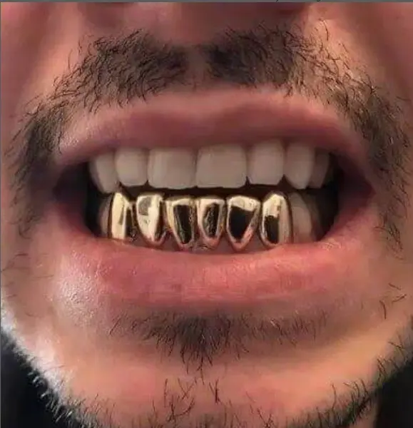 Hip hop custom gold silver grillz teeth jewelry grills for men