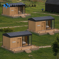 Appartement modulaire de villégiature moderne en acier et aluminium, maison préfabriquée entièrement meublée, clé en main, écologique, certifiée ISO, fournie directement par l'usine