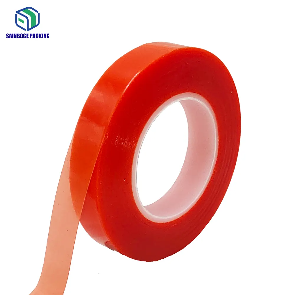 Hochwertiges rotes Acryl schaum band wie doppelseitiges Klebeband in 3M VHB-Qualität