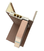 Film PVC personnalisé pour l'intérieur peau de bois Portes simples Maison moderne Hôtel Maison Chambre intérieure Porte en WPC