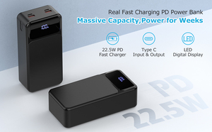 Dung lượng cao 50000mAh sạc nhanh sạc di động mini điện thoại di động ngân hàng với cáp cho điện thoại thông minh - Product Image 6