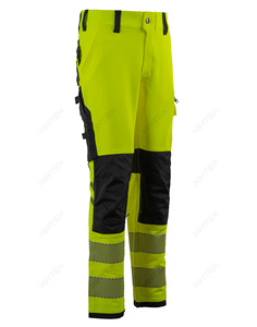 <span class=keywords><strong>Pantalon</strong></span> de travail extensible <span class=keywords><strong>haute</strong></span> <span class=keywords><strong>visibilité</strong></span> pour hommes, <span class=keywords><strong>pantalon</strong></span> de travail élastique EN ISO 20471 <span class=keywords><strong>CLASSE</strong></span> <span class=keywords><strong>2</strong></span> pour la sécurité industrielle - Product Image 3