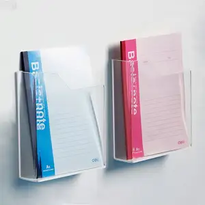 Porta notebook in acrilico trasparente personalizzato a parete