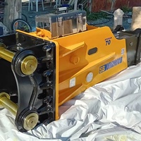 Marteau hydraulique pour excavatrices de 16 à 21 tonnes, modèle Sb 70, type boîte, moteur, burin, neuf, garantie 1 an, testé et certifié