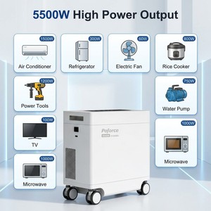 5120Wh Portable Power Station 5500W <b>Solar</b> <b>Generator</b> Home Backup for Brownouts Fast Charge 2 Hours Philippines 5120Wh Keep Your H - Product Image 5