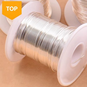 S925 <strong>Sterling</strong> <strong>Silver</strong> DIY <strong>Wire</strong>, Fine and Soft <strong>Wire</strong> for Jewelry Making, Suitable for Necklaces Bracelets Accessories. - Product Image 1