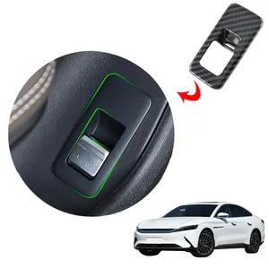 ABS חיצוני רכב דקורטיבי מדבקה אחורי דלת תא מטען אתחול כפתור מתג זנב שער בקרת כיסוי עבור BYD האן EV 2022