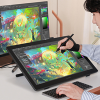Monitor de Dibujo Profesional HUION Kamvas 22 Gen 3 2.5K QHD con 16384 Niveles de Presión para Diseño Gráfico y Estudio de Animación