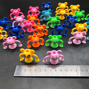 Sıcak satış promosyon hediyeler emme oyuncak çocuk çocuk okul sevimli karikatür hayvan Kawaii kalem Topper oyuncaklar kapsül 2 inç 50mm - Product Image 4