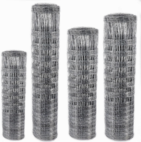 Panneaux de bétail de haute qualité Clôture en fil soudé pour volailles Bovins Rouleaux Panneau de clôture Technique tissée Pliage pour clôtures de ferme