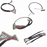 Câble LVDS personnalisé 20p 30p 40p avec faisceau de câbles et isolation PTFE/PVC pour interface de caméra de recul électronique Audi