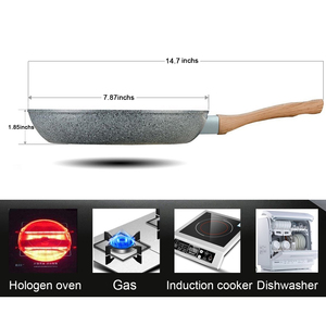 Padella in Alluminio con Fondo a <span class=keywords><strong>Induzione</strong></span> e Rivestimento in Marmo al Miglior Prezzo - Product Image 6
