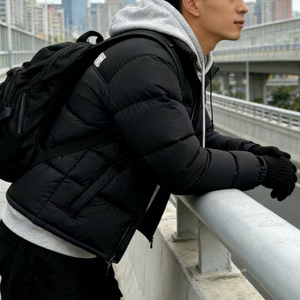 Chaqueta de Invierno de Alta Gama para Hombre y <span class=keywords><strong>Mujer</strong></span>, Diseño de Marca, Acolchada, Transpirable, con Plumón - Product Image 2