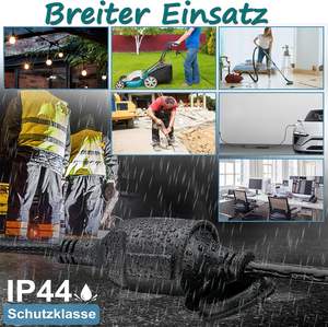 Лидер продаж, черный Европейский удлинитель с защитной крышкой H05VV-F 3 г 1,5 м - Product Image 6