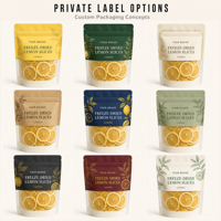 Gefreeze-droogde citroenschijfjes groothandel gedroogde citrus thee OEM private label export fabriek leverancier direct klaar voor export