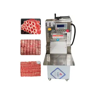 글로벌 롤 양고기 쇠고기 냉동 절단 고기 기계 베이컨 슬라이스 고기 절단기 만나기 커터 기계