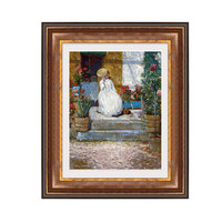 Vente en gros de cadre de toile de photo traditionnel en bois de pin massif personnalisé moulage de cadre de peinture de grande taille pour mur