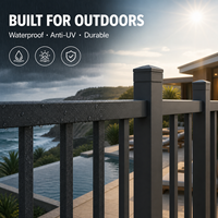 Panneaux de clôture en aluminium modernes, sur mesure, anti-rouille, avec revêtement en poudre, pour la vie privée, pour villa, jardin arrière-cour