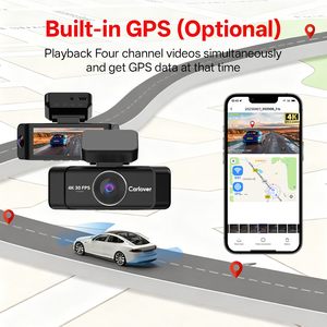 Mini 4-kanaals 4K Ultra AI <span class=keywords><strong>Dashcam</strong></span> met G-sensor, 4K nachtzicht, lusopname, <span class=keywords><strong>dashcam</strong></span> voor links, rechts, voor en achter, 4K <span class=keywords><strong>dashcam</strong></span> - Product Image 5