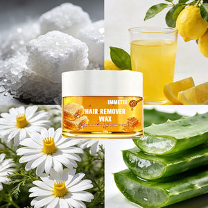 IMMETEE OEM/ODM Cire dépilatoire au <span class=keywords><strong>sucre</strong></span> et au <span class=keywords><strong>miel</strong></span> pour le corps et les jambes, perles douces et biologiques 150g pour l'épilation - Product Image 5