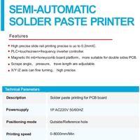 Système de nettoyage de pochoirs et d'inspection SPI Morel ML P618 pour imprimante semi-automatique de pâte à souder, pour ligne d'assemblage SMT et sérigraphie