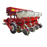 Semoir sans labour Xishen à 4 rangs contrôlé par PLC avec fertilisation et semis par engrenages pour usage agricole 30-180 CV Garantie 1 an