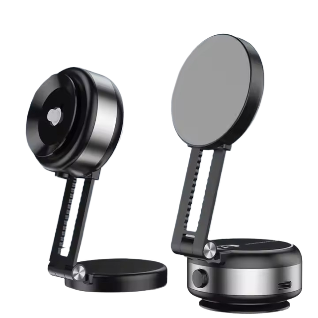 Electric Waterproof Alloy Vacuum Magnetic Suction Flexible Portable Phone Mount Holder Stretch Fold Rotate Car Home Outdoor Desk