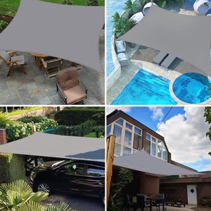 Tissu pare-soleil en polyester anti-UV pour terrasses de jardin, piscines, voiles d'ombrage imperméables - Product Image 6
