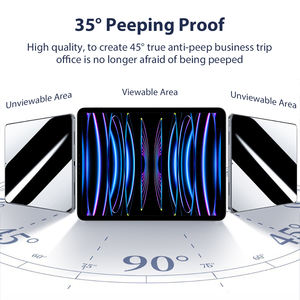 Protector de Pantalla de Privacidad de 180 Grados para iPad <span class=keywords><strong>10</strong></span> 9.ª <span class=keywords><strong>10</strong></span>.ª Gen <span class=keywords><strong>10</strong></span>.9 Pro 12.9 11 6.ª Air <span class=keywords><strong>5</strong></span> 4 <span class=keywords><strong>10</strong></span>.2, Película de Vidrio Templado Anti-Espía - Product Image 4