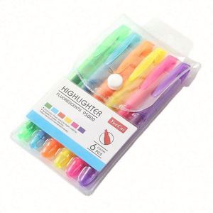 Marcadores Fluorescentes Premium Pastel de 5 Colores con Logotipo Personalizado, Punta Plana de Doble Cara, Empaque Suelto para Uso Promocional - Product Image 6
