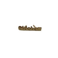Étiquettes en alliage de zinc doré clair 50 mm, classiques, tendance et écologiques - Accessoires de logo métalliques de haute qualité pour sacs (vente en gros)