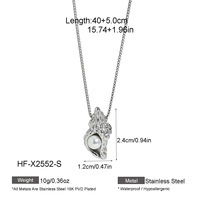 Collier pendentif coquillage floral perle style vacances océaniques plaqué or 18 carats, chaîne tendance haut de gamme, accessoires de plage TGXL14215