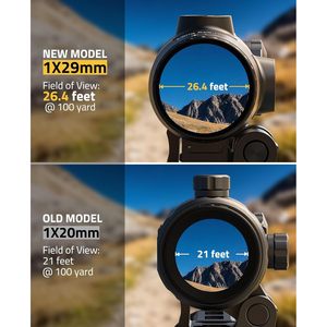 Cvlife Loupe à point rouge 5X avec objectif de 32 mm et accessoire de montage - Product Image 3