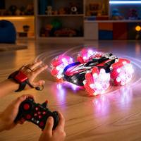 Coche RC de Acrobacias con Control Remoto por Gestos, Ruedas Omnidireccionales, Luz LED, Recargable, 2.4GHz