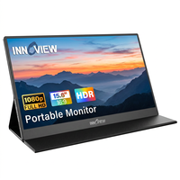 Moniteur secondaire portable 15,6 pouces 60Hz FHD IPS, panneau anti-lumière bleue respectueux des yeux, technologie HDR