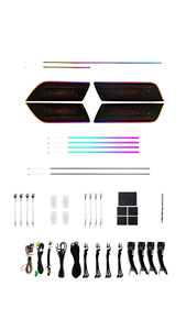 Luce Ambientale Dinamica Stile Cielo Stellato Sinfonia Arcobaleno per Land Rover <span class=keywords><strong>Discovery</strong></span> 5 (2017-2025) - Product Image 6