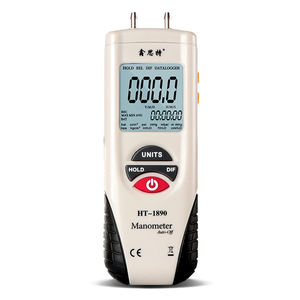 Manometer Drukmeter 11 Selecteerbare Eenheden Differentiële Drukmeter Dual-Port Drukmeter Digitaal Manometer Data <span class=keywords><strong>Record</strong></span> - Product Image 1