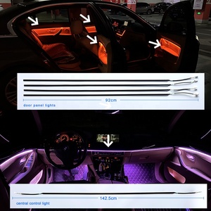 Venta al por mayor Interior LED Luz Ambiental Interior Coche Interior RGB o Sinfonía Dinámica o Estática Universal Atmósfera Decoración Iluminación - Product Image 2