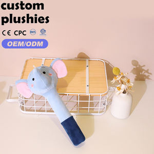 Bâton de <span class=keywords><strong>massage</strong></span> en peluche éléphant mignon en gros, jouet doux et câlin pour la relaxation musculaire - Product Image 1