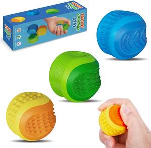 Siliconen textuur sensorische speelgoed fidget cube stressbal voor autisme therapie <span class=keywords><strong>ADHD</strong></span> volwassenen kinderen Montessori educatief speelgoed set - Product Image 1