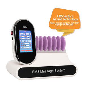 เครื่องนวดกล้ามเนื้อ EMS TENS เทคโนโลยีคู่ขั้นสูง วัสดุ ABS ขั้วไฟฟ้าซิลิโคน ช่องสัญญาณพัลส์ 8 ช่อง แบบพกพา - Product Image 1