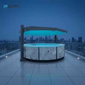 Jacuzzi de Exterior Independiente de Acrílico Moderno, de Gran Tamaño, para 5 Personas, con Hidromasaje y Sistema Balboa, Venta al por Mayor de Fábrica - Product Image 1
