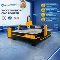 Routeur CNC 2030 à cadre épais, machine de gravure sur bois CNC à fonctionnement stable avec rail de guidage